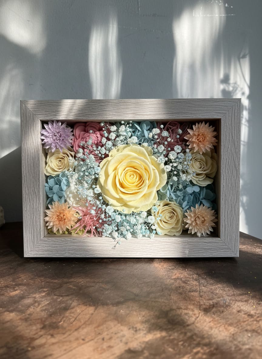 Luxury Purple Flower Box